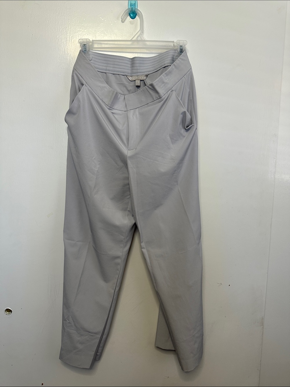 Athleta Light Gray Cropped Ankle Pants